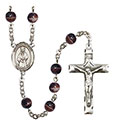 O/L of Hope 7mm Brown Rosary R6004S-8230