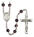 St. Frances of Rome 7mm Brown Rosary R6004S-8365