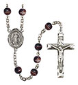 St. Juliana of Cumae 7mm Brown Rosary R6004S-8372