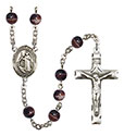 St. Raymond of Penafort 7mm Brown Rosary R6004S-8385