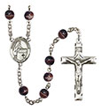 Blessed Emilee Doultremont 7mm Brown Rosary R6004S-8390