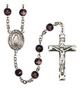 O/L of Good Help 7mm Brown Rosary R6004S-8431