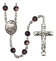 Pope Francis 7mm Brown Rosary R6004S-8451