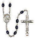 O/L of Providence 8x6mm Black Onyx Rosary R6006S-8087