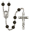 Holy Spirit 7mm Black Onyx Rosary R6007S-8044