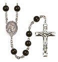San Martin Caballero 7mm Black Onyx Rosary R6007S-8200SP