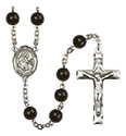 O/L of Mercy 7mm Black Onyx Rosary R6007S-8289