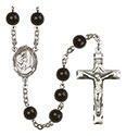 St. Elizabeth of the Visitation 7mm Black Onyx Rosary R6007S-8311