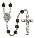 St. Juliana of Cumae 7mm Black Onyx Rosary R6007S-8372