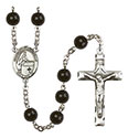 Blessed Emilee Doultremont 7mm Black Onyx Rosary R6007S-8390