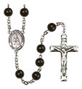 O/L of Rosa Mystica 7mm Black Onyx Rosary R6007S-8413