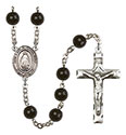 O/L of Good Help 7mm Black Onyx Rosary R6007S-8431