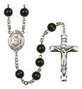 St. Norbert of Xanten 7mm Black Onyx Rosary R6007S-8447