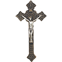 Wall Crucifix 9&quot; SR-75417-BS