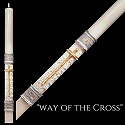 Eximious&#174; Hand Crafted &quot;Way of the Cross&#153;&quot; Paschal Candle