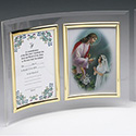 First Communion Curved Frame Girl X80/CG